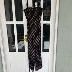 Flynn Skye tulip print black jumpsuit